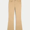 Orta Bel Haki Bootcut Kot Pantolon
