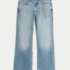 Orta Yıkama Rahat Bootcut Kot Pantolon Orta Yıkama Rahat Bootcut Kot Pantolon