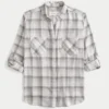 Oversize Flanel Gömlek