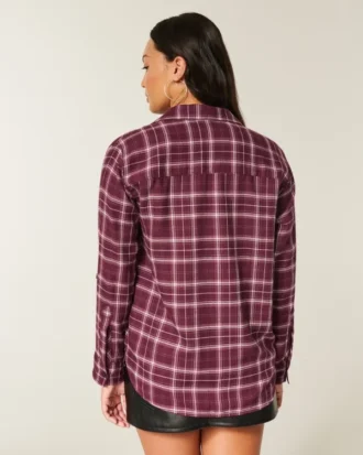 Oversize Flanel Gömlek