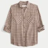 Oversize Flanel Gömlek
