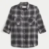 Oversize Flanel Gömlek