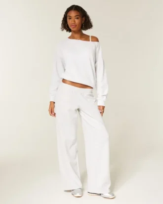 Oversize Omuzsuz Sweatshirt