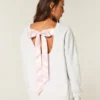 Oversized Class of ’26 Back Bow Sweatshirt