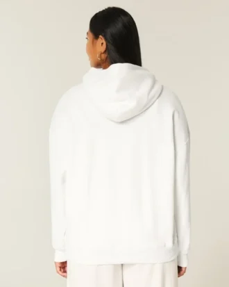 Oversized Class of ’26 Grafik Kapüşonlu Sweatshirt