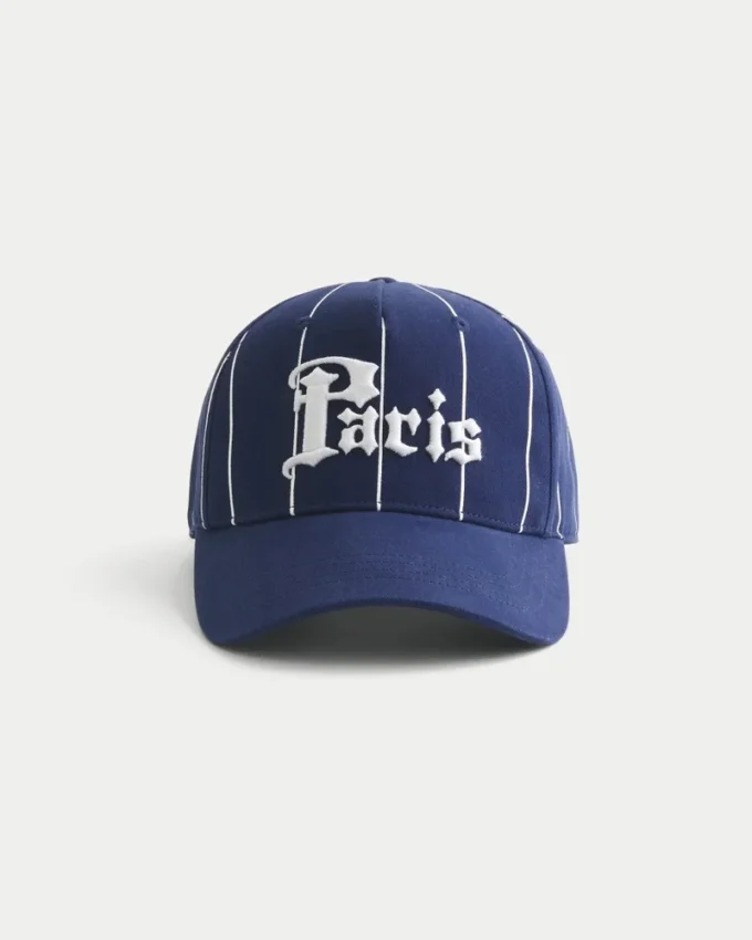 Paris Grafikli Beyzbol Şapkası