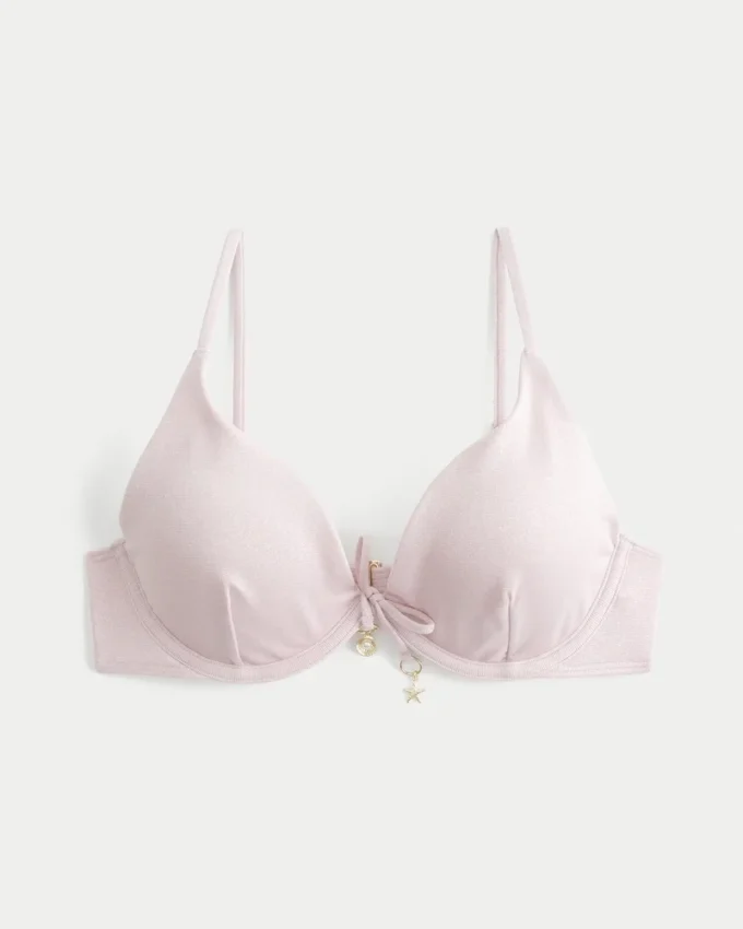 Parlak Balensiz Bikini Üstü