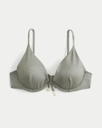 Parlak Balensiz Bikini Üstü