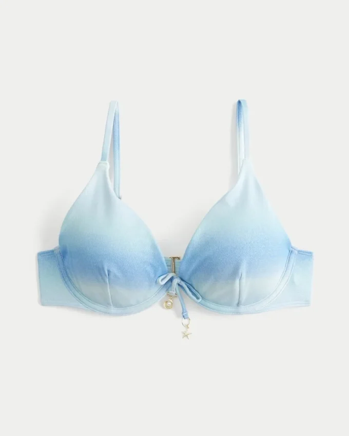 Parlak Balensiz Bikini Üstü