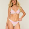 Parlak Yüksek Bacak Cheeky Bikini Altı
