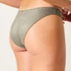 Parlak Yüksek Bacak Cheeky Bikini Altı