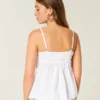 Parıltılı Nakışlı Babydoll Üst Parıltılı Nakışlı Babydoll Üst