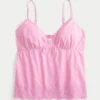 Parıltılı Nakışlı Babydoll Üst Parıltılı Nakışlı Babydoll Üst