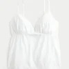 Parıltılı Nakışlı Babydoll Üst Parıltılı Nakışlı Babydoll Üst