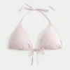 Parıltılı Çok Yönlü Üçgen Bikini Üstü