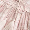 Parıltılı Smocked Mini Elbise