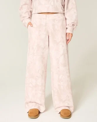 Pembe Kamuflaj Bol Sweatpantolon Pembe Kamuflaj Bol Sweatpantolon