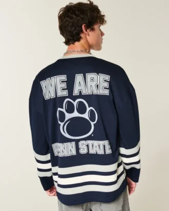 Penn State Üniversitesi Nittany Lions Grafik Hokey Forması