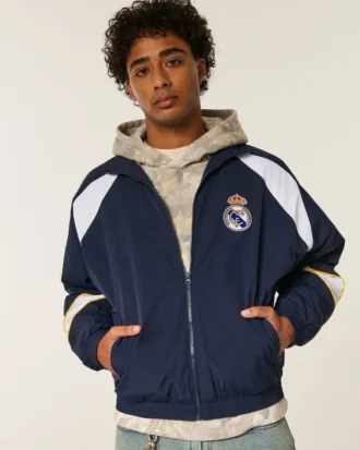 Polar Astarlı Real Madrid CF Grafikli Eşofman Ceketi