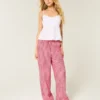 Pull-On Slub Pantolon
