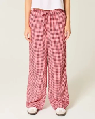 Pull-On Slub Pantolon