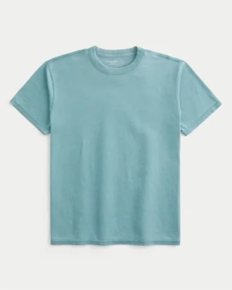 Rahat Yıkanmış Crew T-Shirt