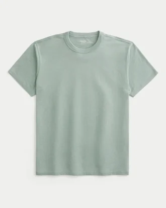 Rahat Yıkanmış Crew T-Shirt