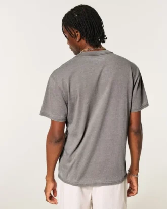 Rahat Yıkanmış Crew T-Shirt
