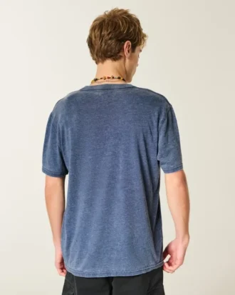 Rahat Yıkanmış Crew T-Shirt