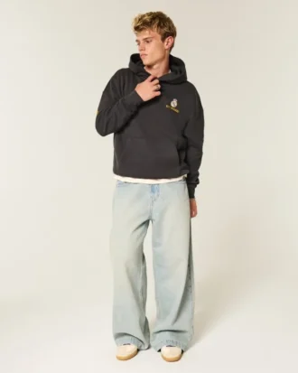 Real Madrid CF Grafik Kapüşonlu Sweatshirt