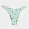Ribana Yüksek Bacak Cheekiest Bikini Altı