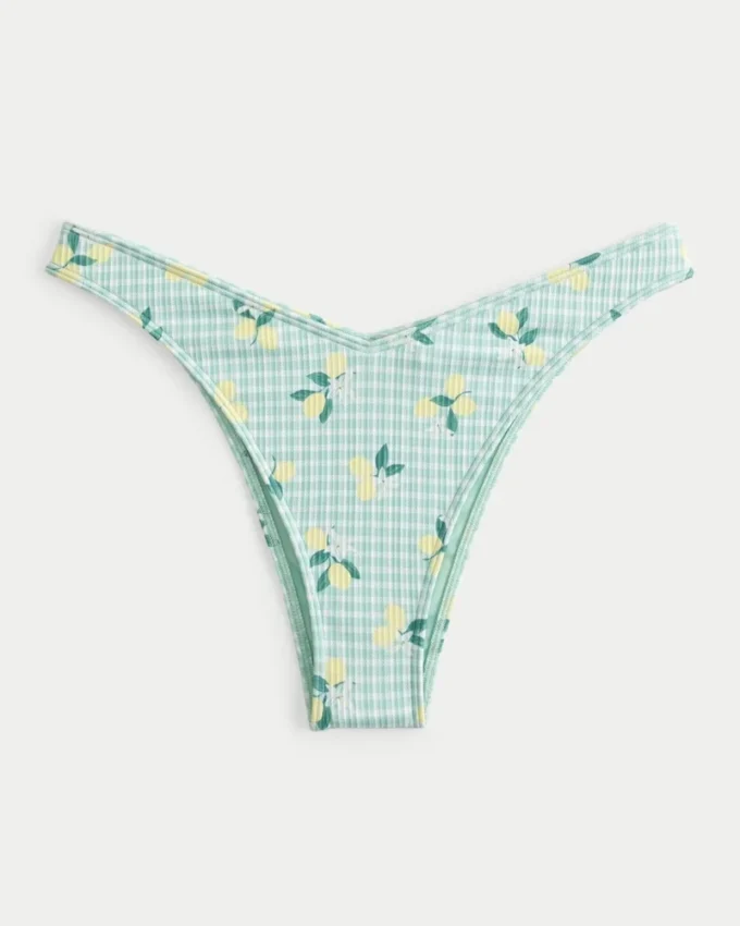 Ribana Yüksek Bacak Cheekiest Bikini Altı