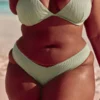 Ribana Yüksek Bacak Cheekiest Bikini Altı