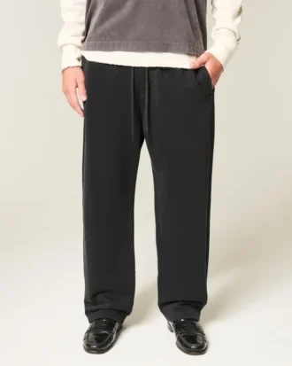 Örümcek Nakışlı Bol Sweatpantolon