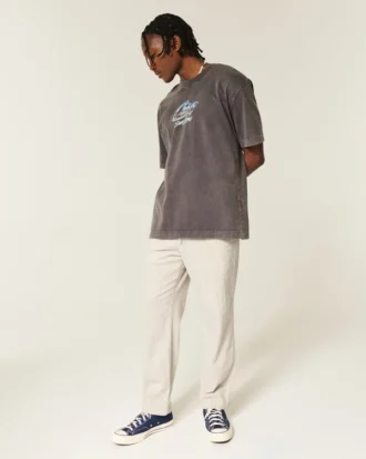 Seersucker Bol Pull-On Pantolon