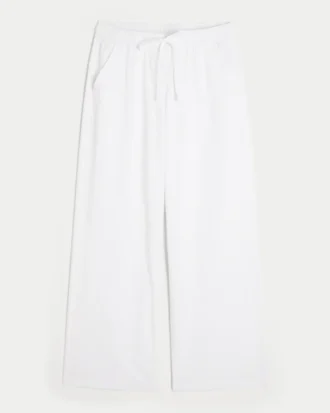 Seersucker Bol Pull-On Pantolon