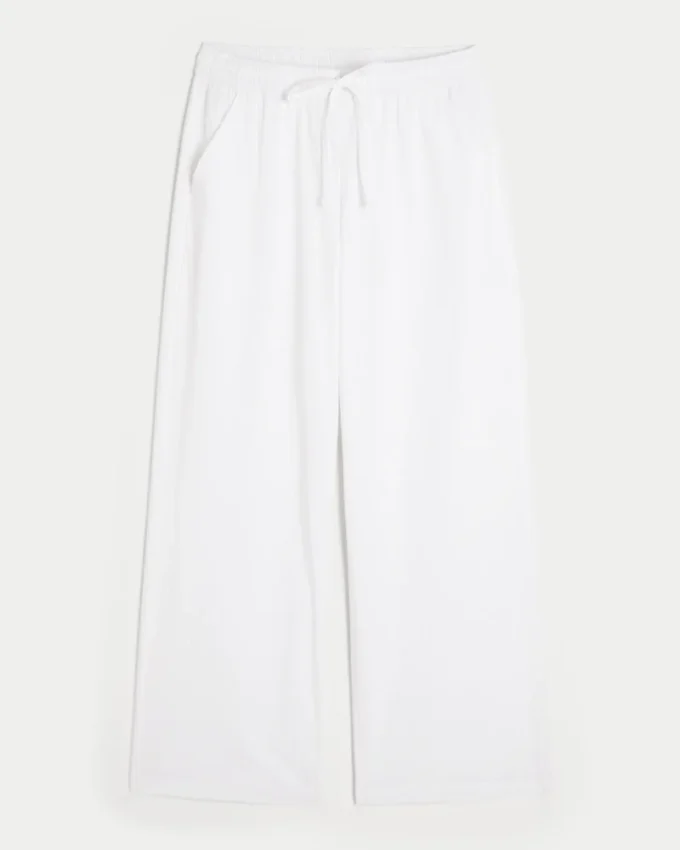 Seersucker Bol Pull-On Pantolon Seersucker Bol Pull-On Pantolon