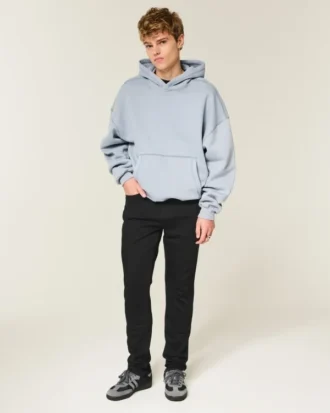 Siyah Solmaz Atletik Skinny Jean