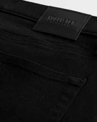 Siyah Solmaz Atletik Skinny Jean