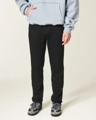 Siyah Solmaz Atletik Skinny Jean