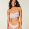 Smoklu Bandeau Bikini Üstü Smoklu Bandeau Bikini Üstü