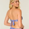 Smoklu Bandeau Bikini Üstü