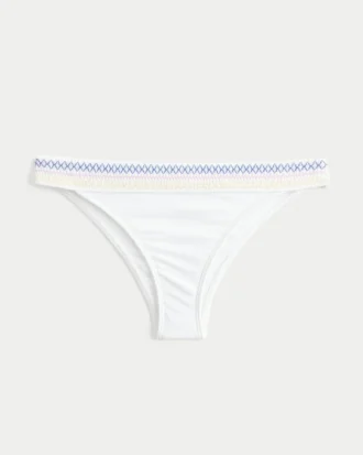Smoklu Bel Yüksek Bacak Cheekiest Bikini Altı
