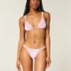 Smoklu Yüksek Bacak Cheekiest Bikini Altı