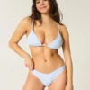 Smoklu Yüksek Bacak Cheeky Bikini Altı