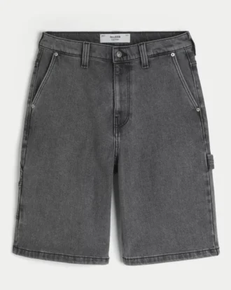 Süper Bol Denim Boyacı Şortu