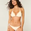 Spring Break Grafik Halter Üçgen Bikini Üstü