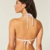 Spring Break Grafik Halter Üçgen Bikini Üstü