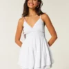 Sırtı Açık Babydoll Romper