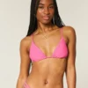 Süslemeli Üçgen Bikini Üstü